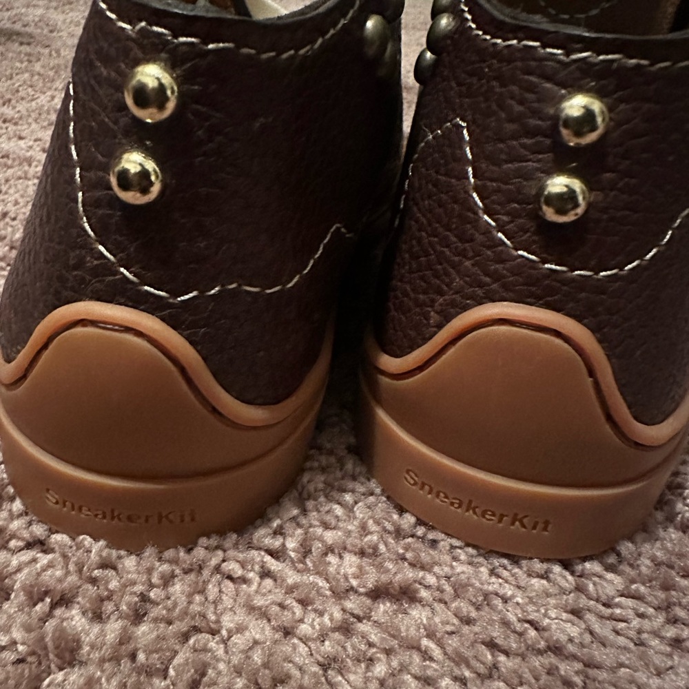 Genuine custom leather sneaker sz 11